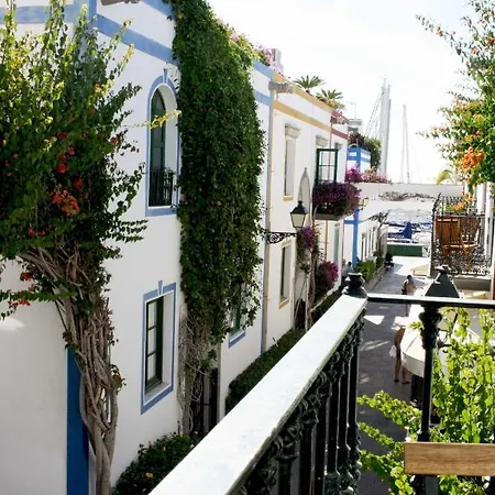 Apartment Puerto De Mogan: Little Venice Harbor With Rooftop Terrace *